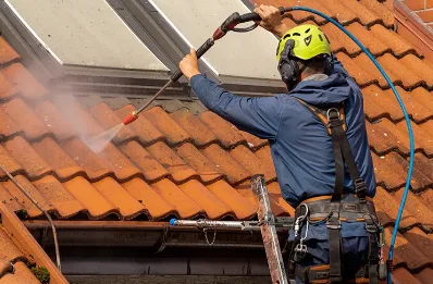 Démoussage et hydrofuge de toiture à Clelles